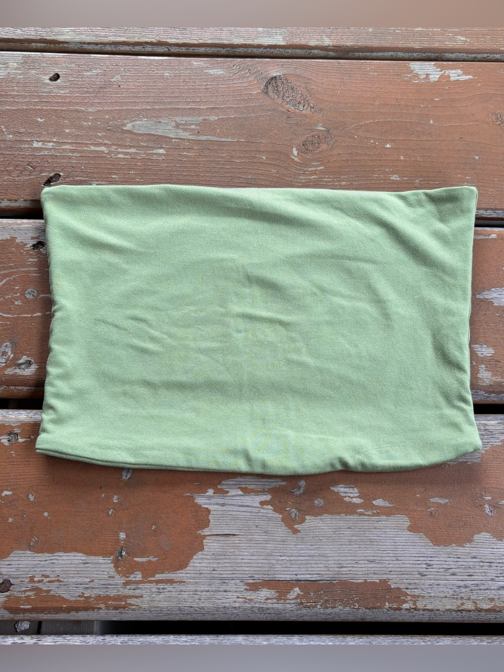Ardene Basic Collection Light Green Tube Top - Size Small